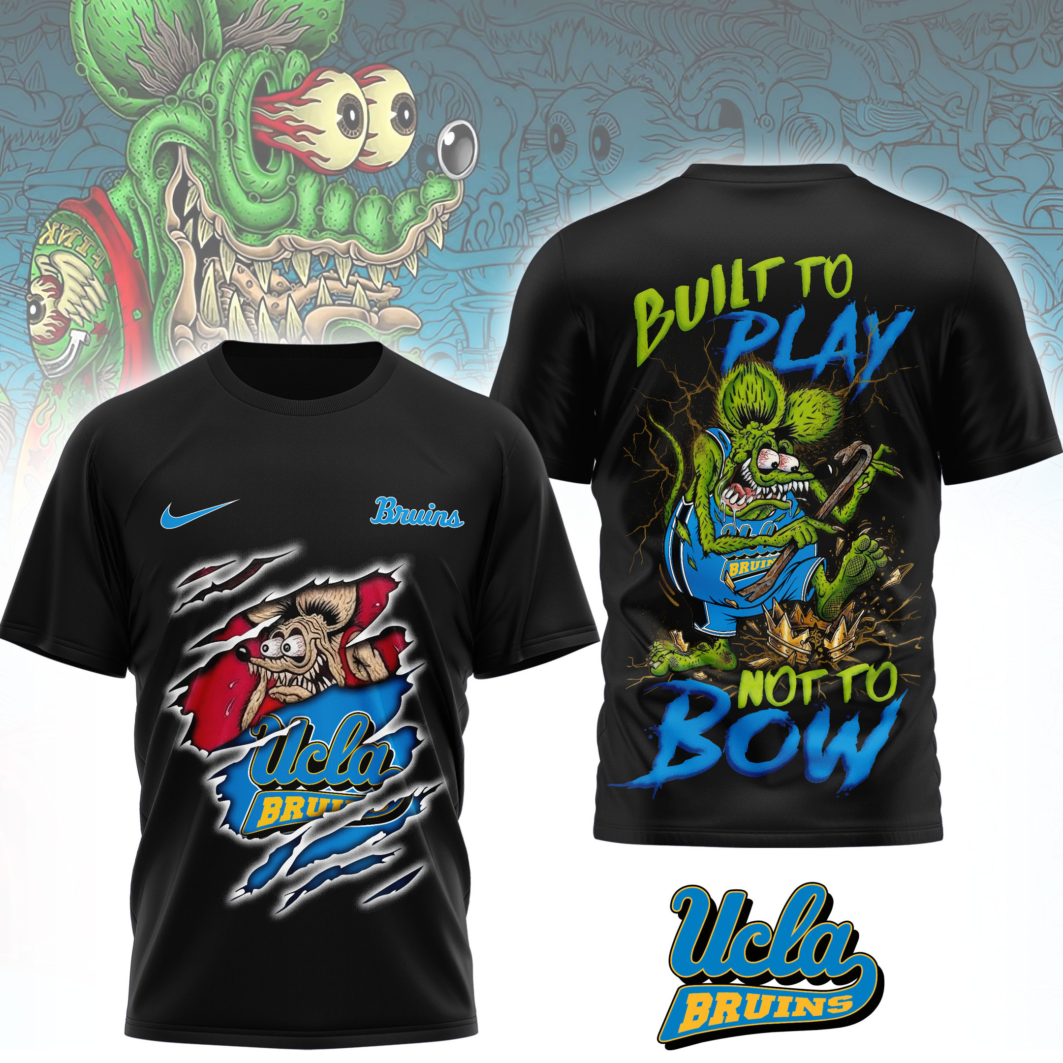 UCLA Bruins | Premium NCAA Varsity Savage 3D Shirt NTH1