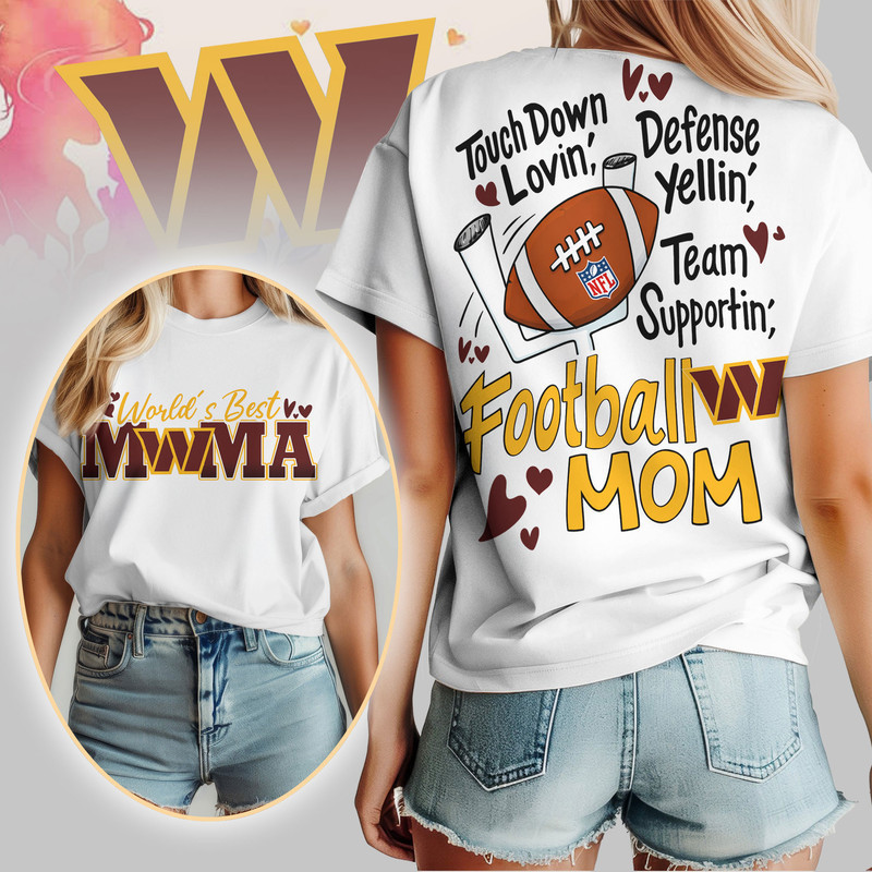 Washington Commanders | Premium NFL Mother Day Football Mama 3D Shirt HY