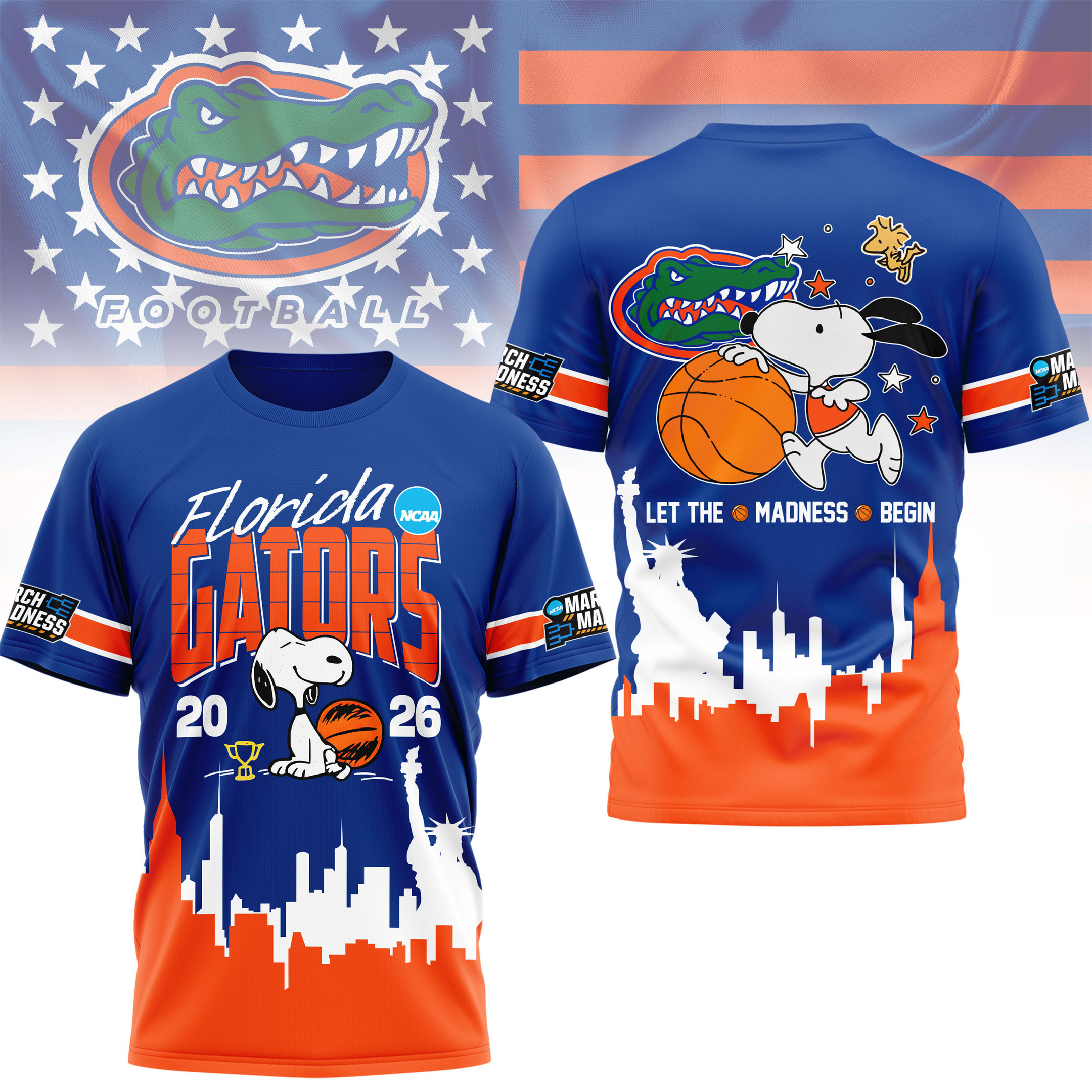 Florida Gators | Premium NCAA March Madness 3D Shirt HY