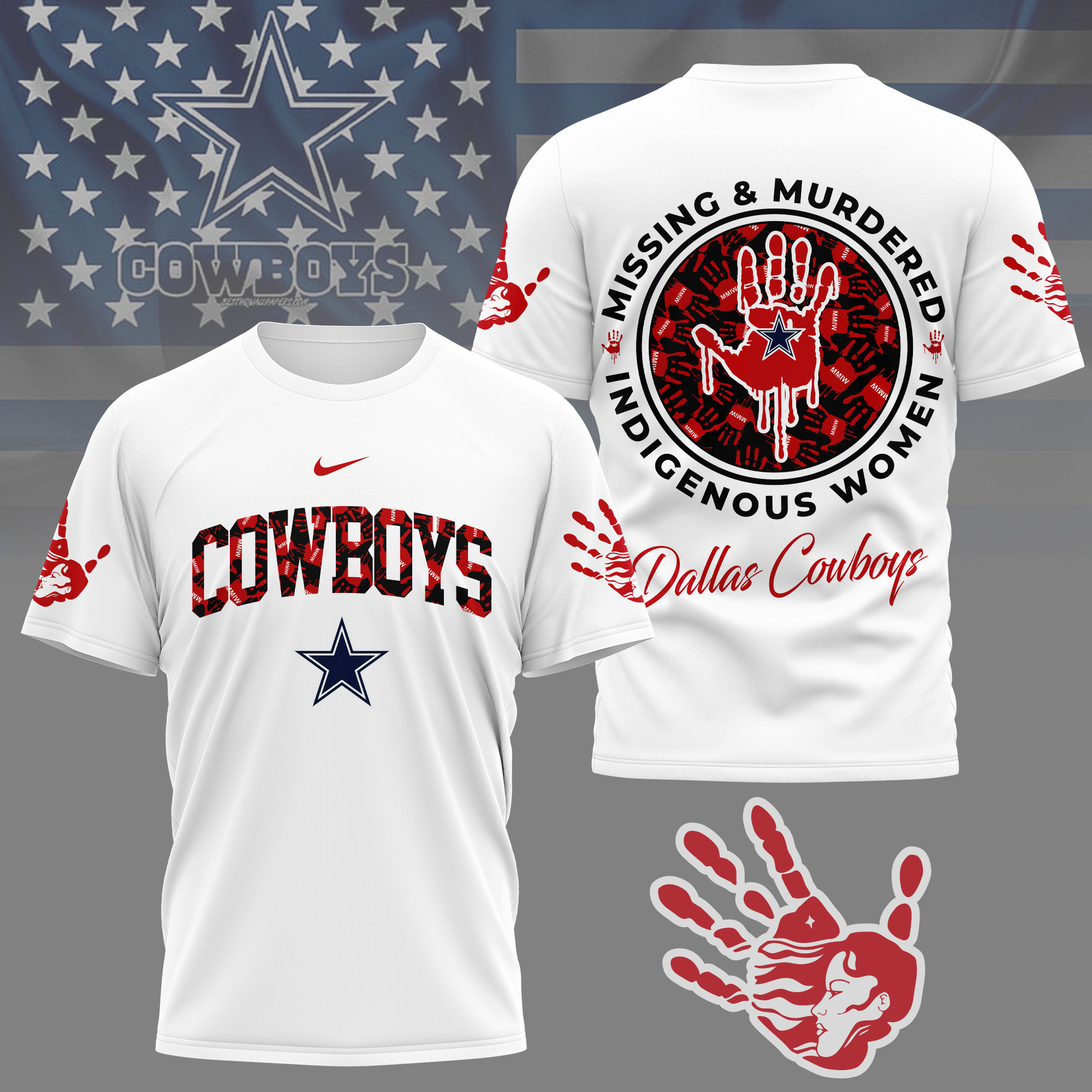 Dallas Cowboys | Premium NFL MMIW Awareness Shirt NY