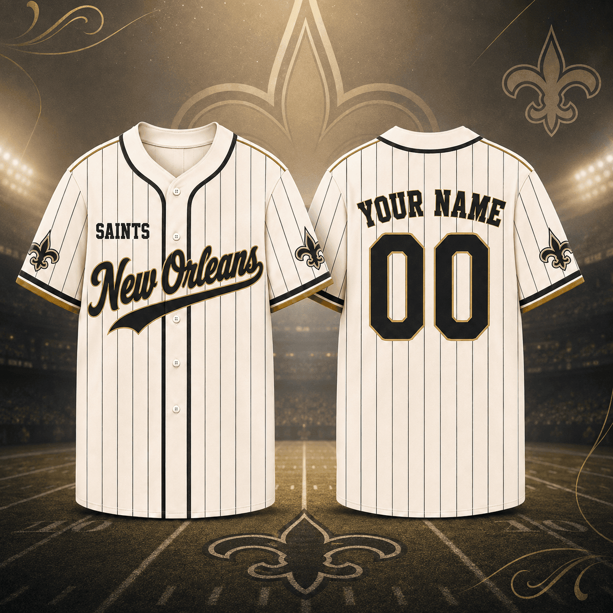New Orleans Saints | Premium NFL Personalized Game Day Jersey NNK