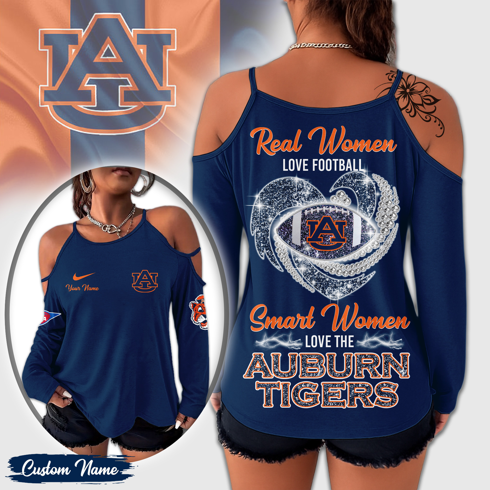 Auburn Tigers | Premium NCAA Lady Tshirt TD