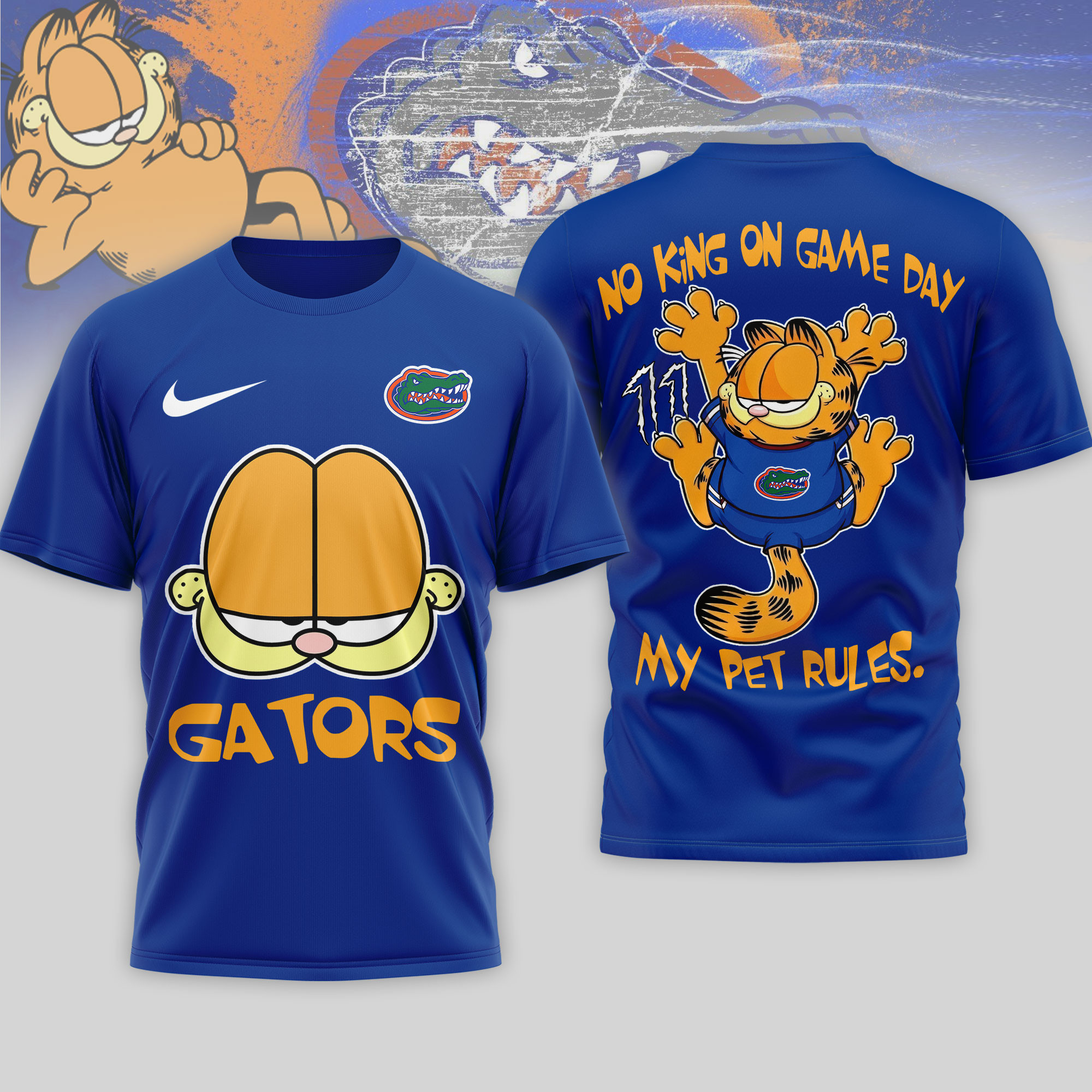 Florida Gators | Premium NCAA No King On Game Day 3D Shirt NTH1
