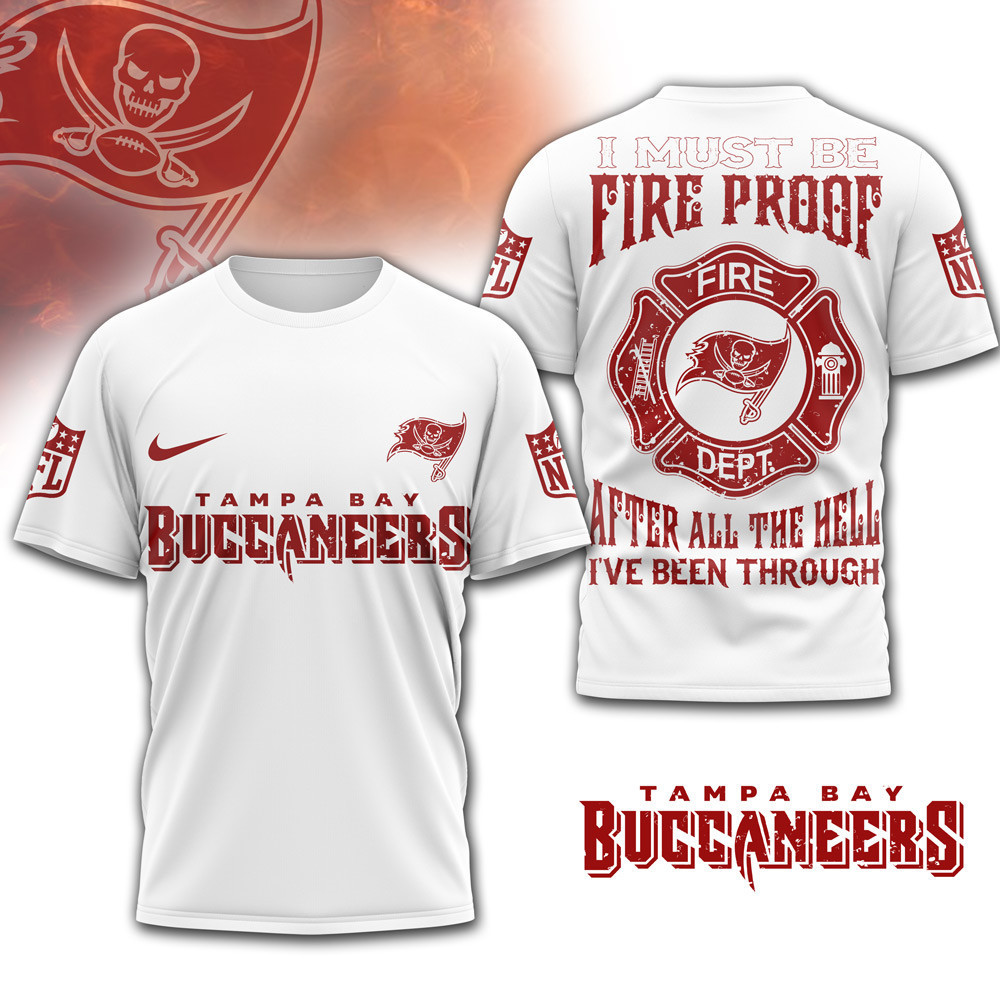 Tampa Bay Buccaneers | Premium NFL Built By Fire Game Day 3D Shirt NTH1