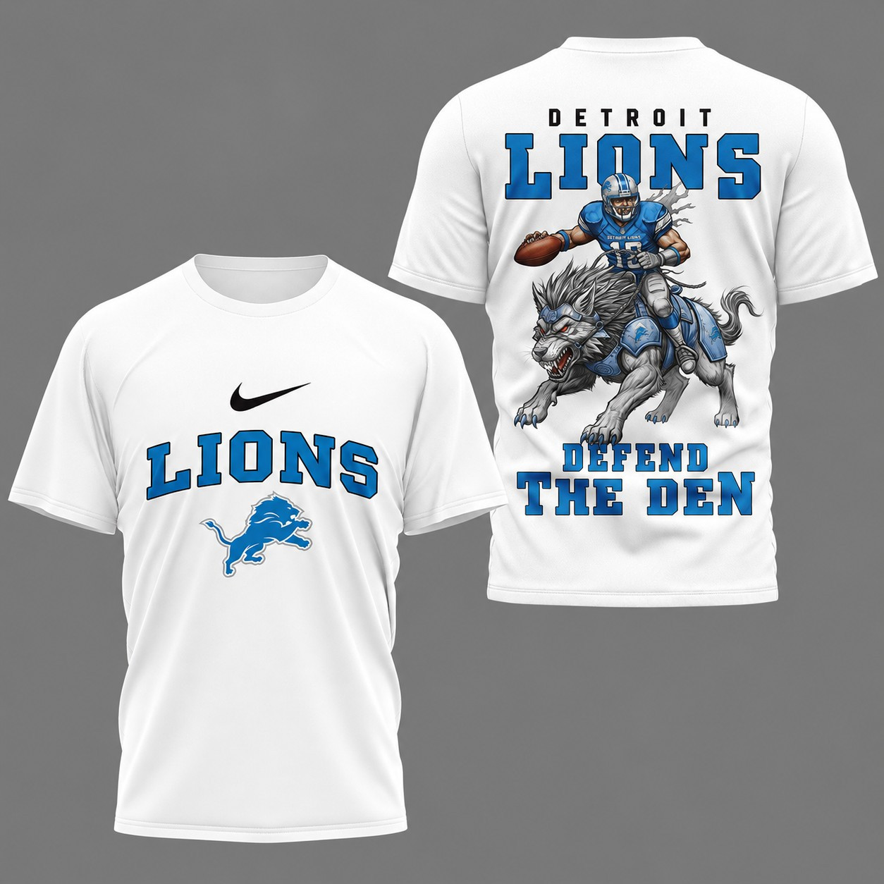 Detroit Lions | Premium NFL Nation Gear 3D Shirt NY