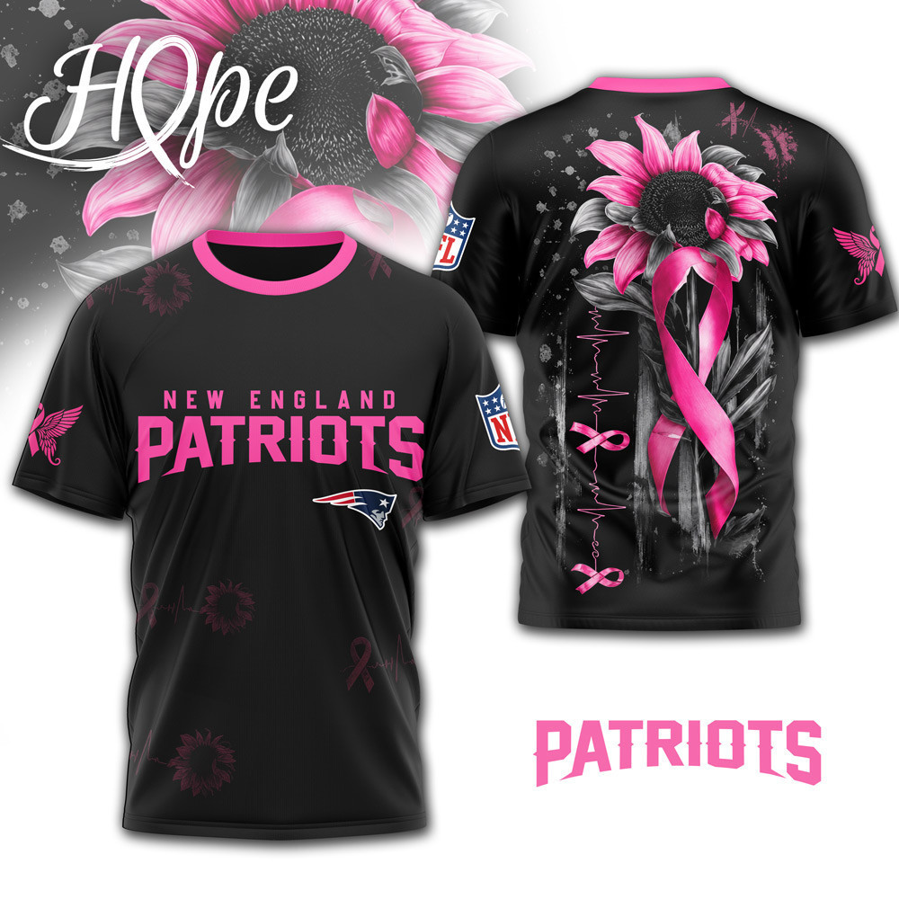 New England Patriots | Premium NFL Hope Pink Ribbon 3D Shirt NTH1
