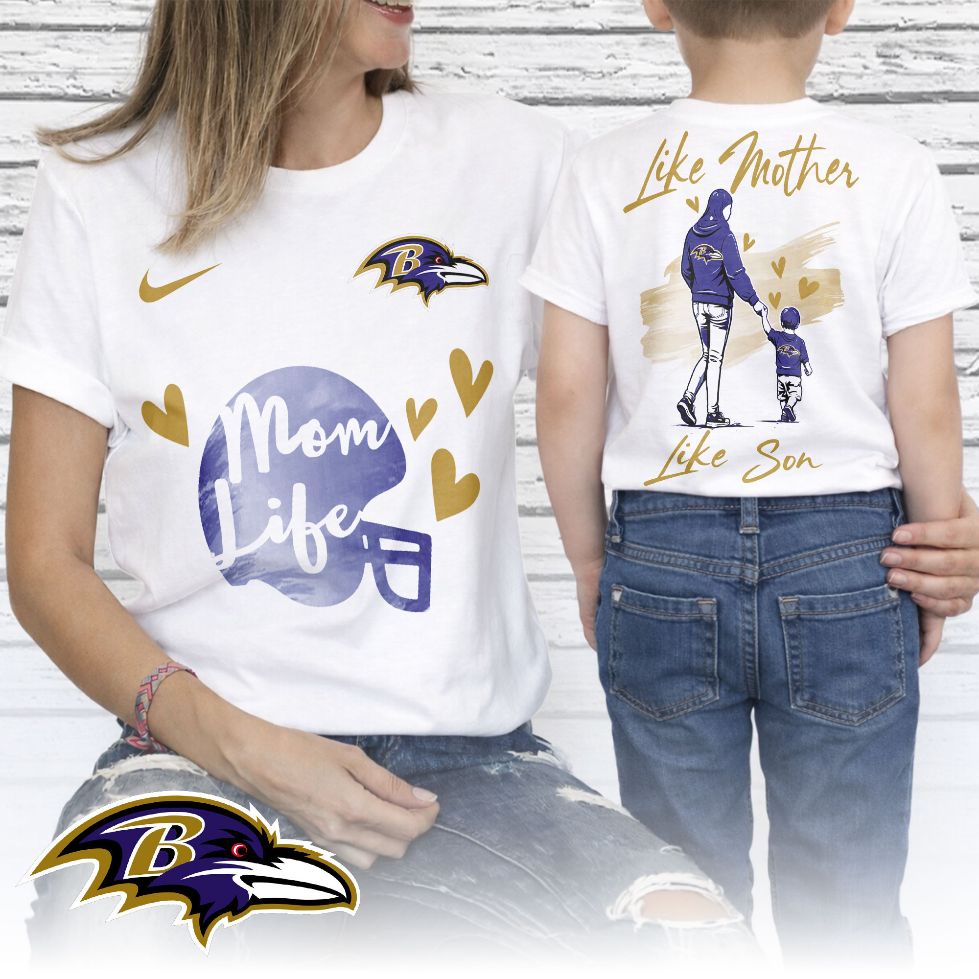 Baltimore Ravens | Premium NFL Like Mother Like Son 3D Shirt NP