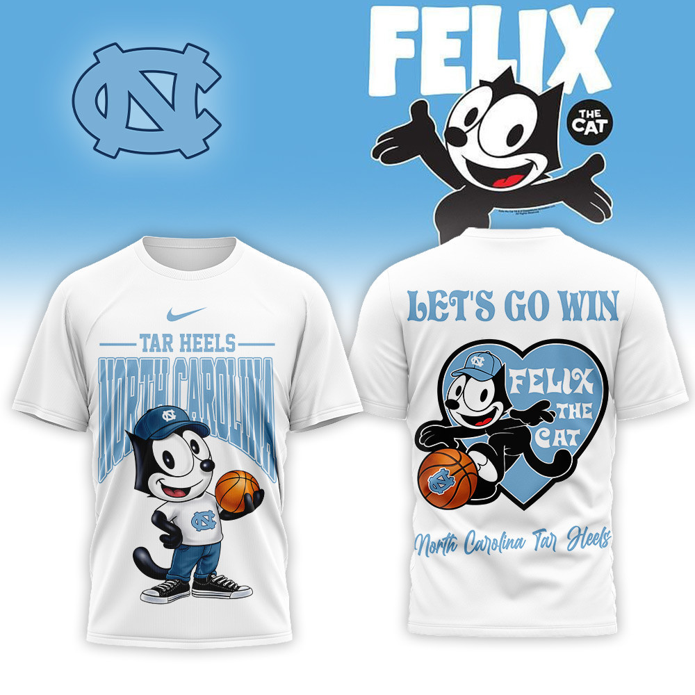 North Carolina Tar Heels | Premium NCAA Hoop Felix Classic 3D Shirt NTH1