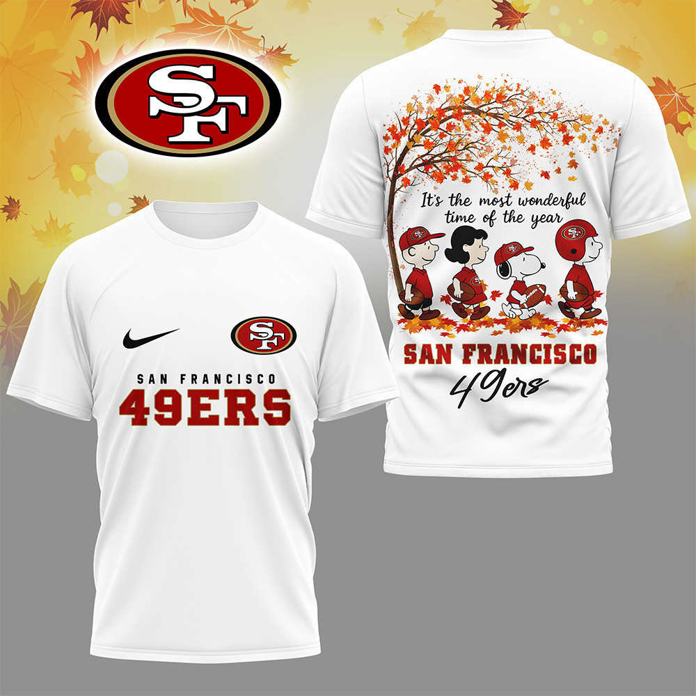 San Francisco 49ers | Premium NFL Fall Season 3D Shirt HI