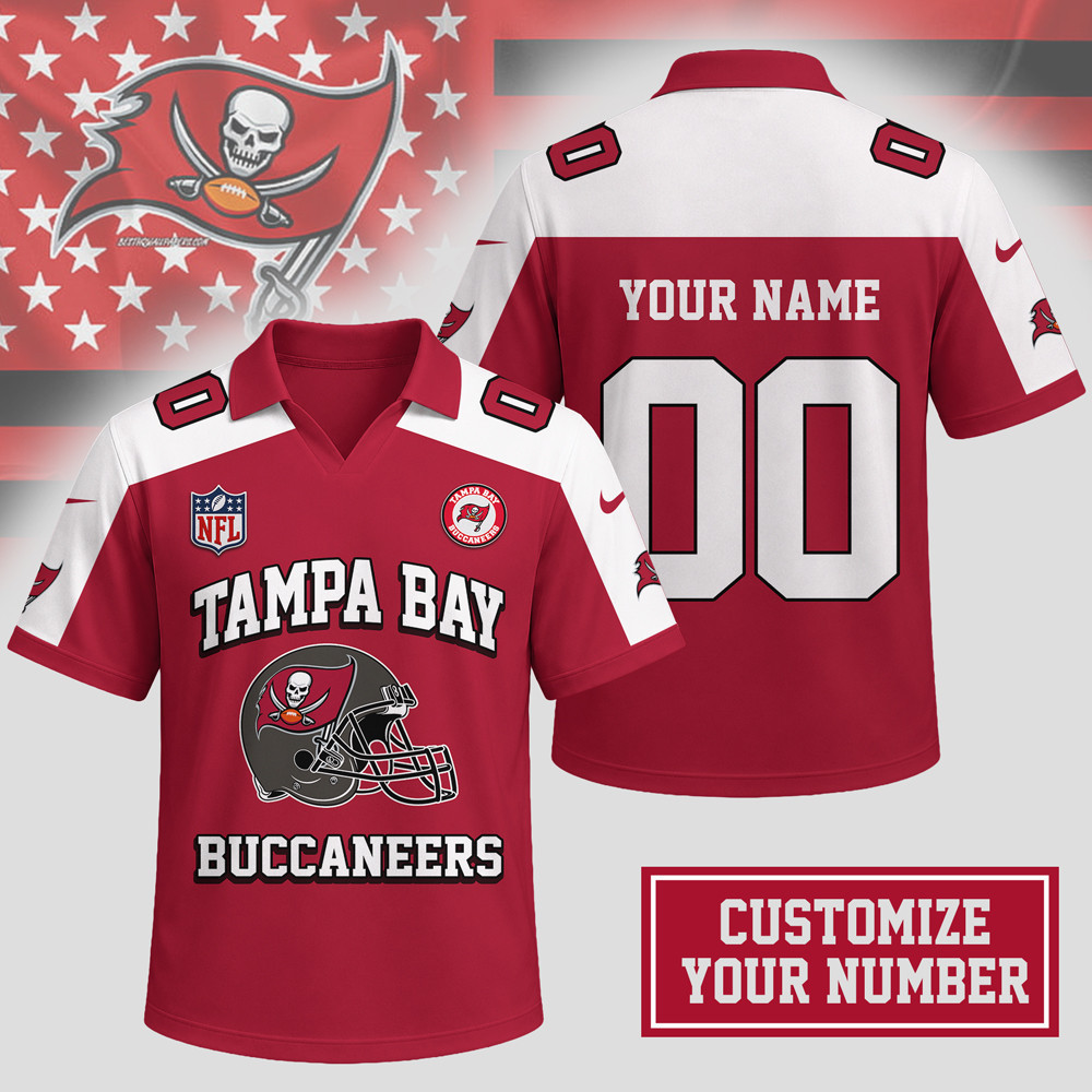 Tampa Bay Buccaneers | Premium NFL Helmet Graphic Jersey NTH1