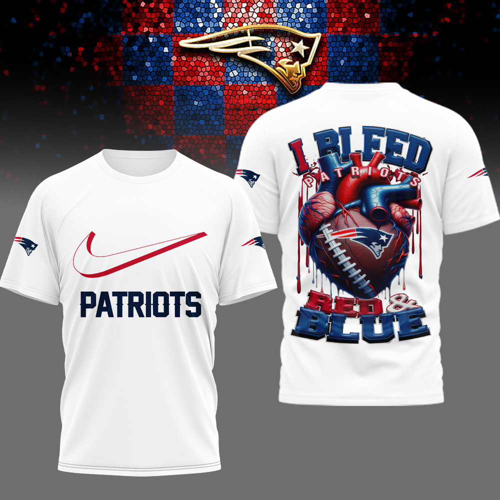 New England Patriots | Premium NFL I Bleed 3D Shirt HI
