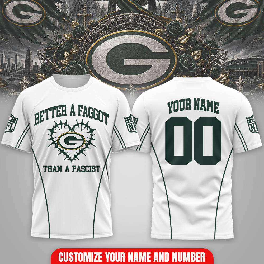 Green Bay Packers | Premium NFL Love Wins Team 3D Shirt NTH1