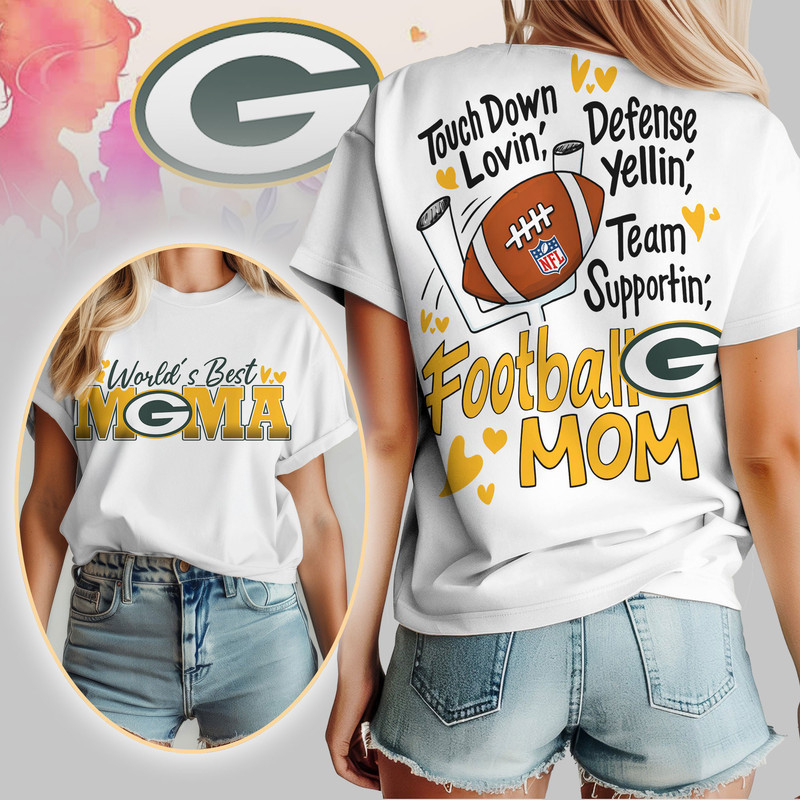 Green Bay Packers | Premium NFL Mother Day Football Mama 3D Shirt HY