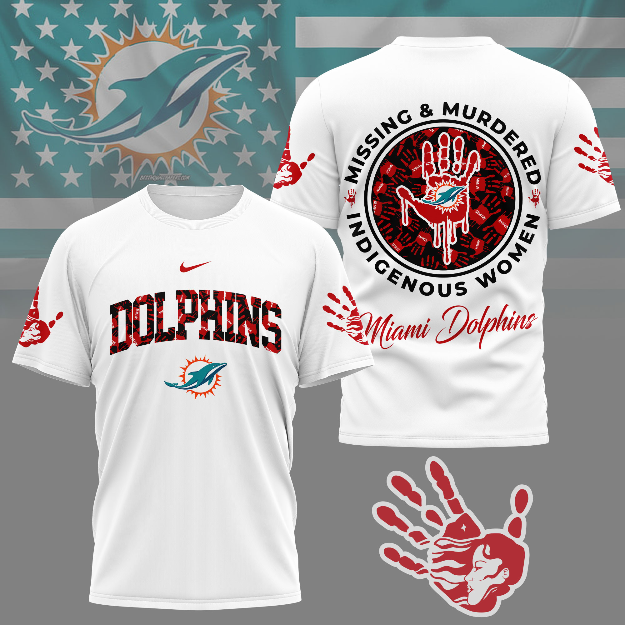 Miami Dolphins | Premium NFL MMIW Awareness Shirt NY