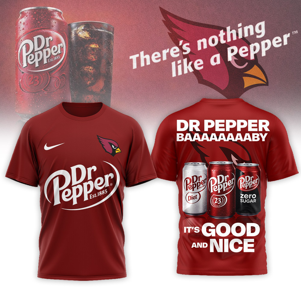 Arizona Cardinals | Premium NFL Dr Pepper 3D Shirt NP