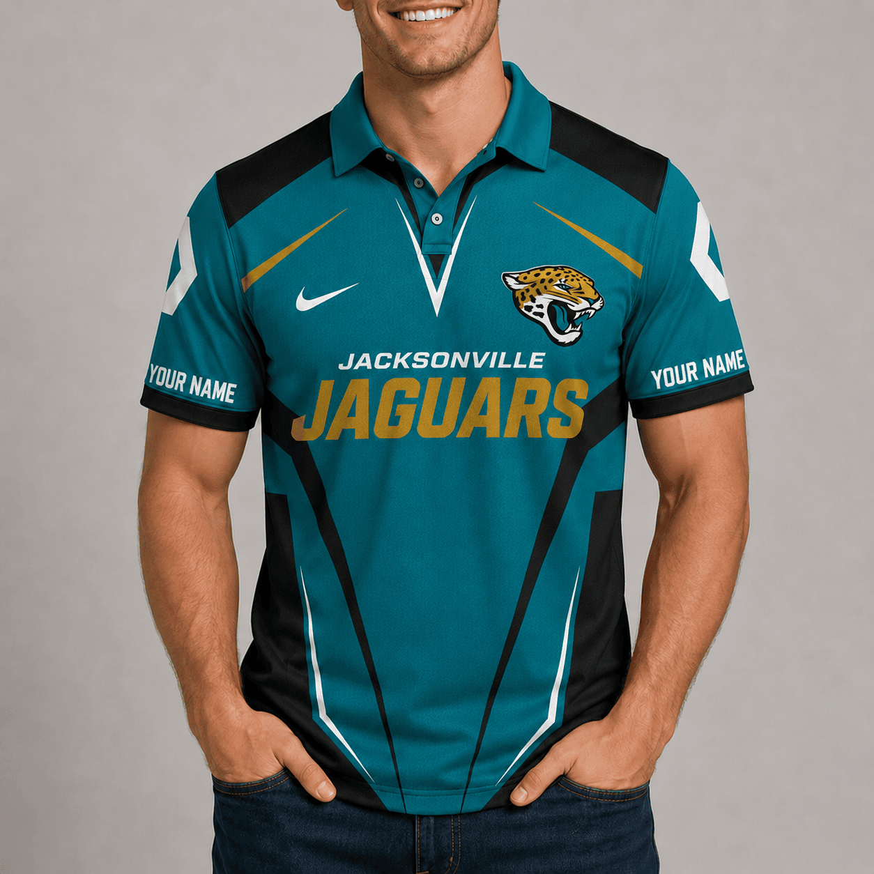 Jacksonville Jaguars | Premium NFL Team Performance Polo TD