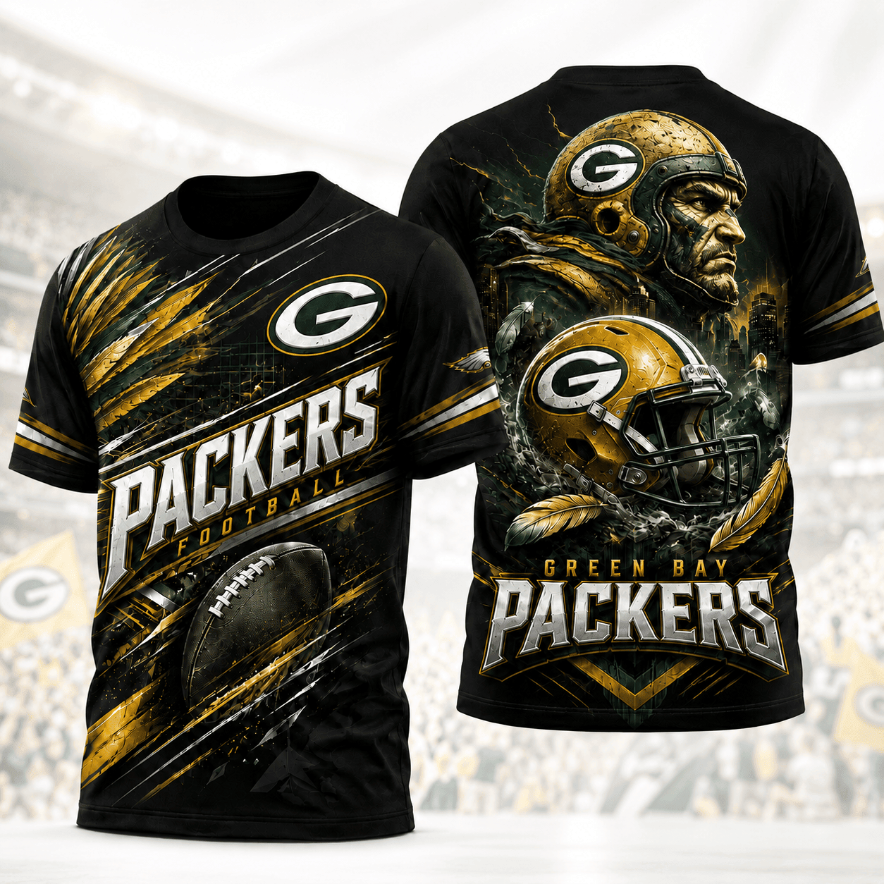 Green Bay Packers | Premium NFL 3D Shirt For American Football Fans And Game Day Lovers NNK