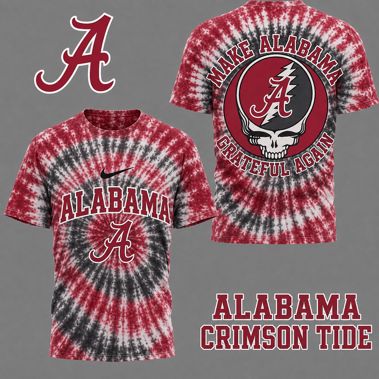 Alabama Crimson Tide | Premium NCAA Grateful Again 3D Shirt NY