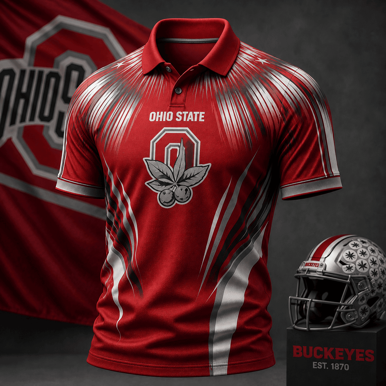 Ohio State Buckeyes | Premium NCAA Victory Streak Polo NY