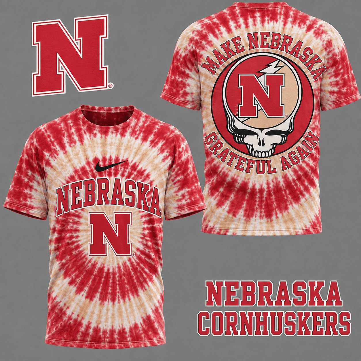 Nebraska Cornhuskers | Premium NCAA Grateful Again 3D Shirt NY