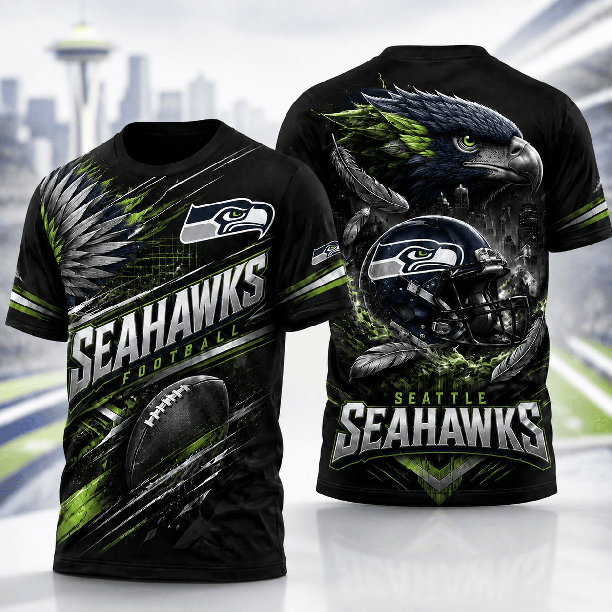 Seattle Seahawks | Premium NFL 3D Shirt For American Football Fans And Game Day Lovers NNK