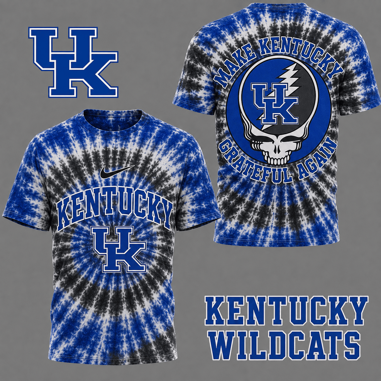 Kentucky Wildcats | Premium NCAA Grateful Again 3D Shirt NY