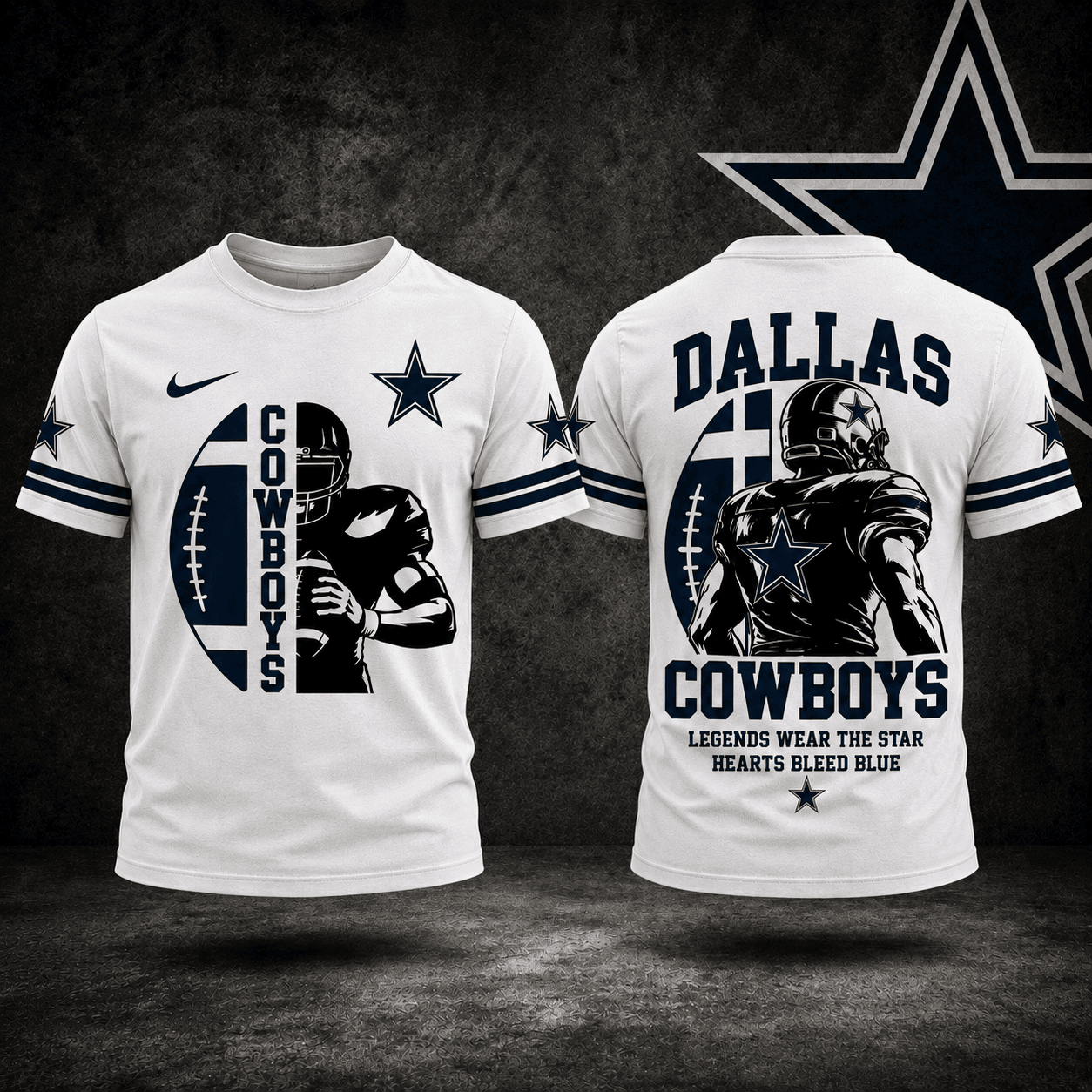 Dallas Cowboys | Premium NFL Football Legends 3D Shirt NY