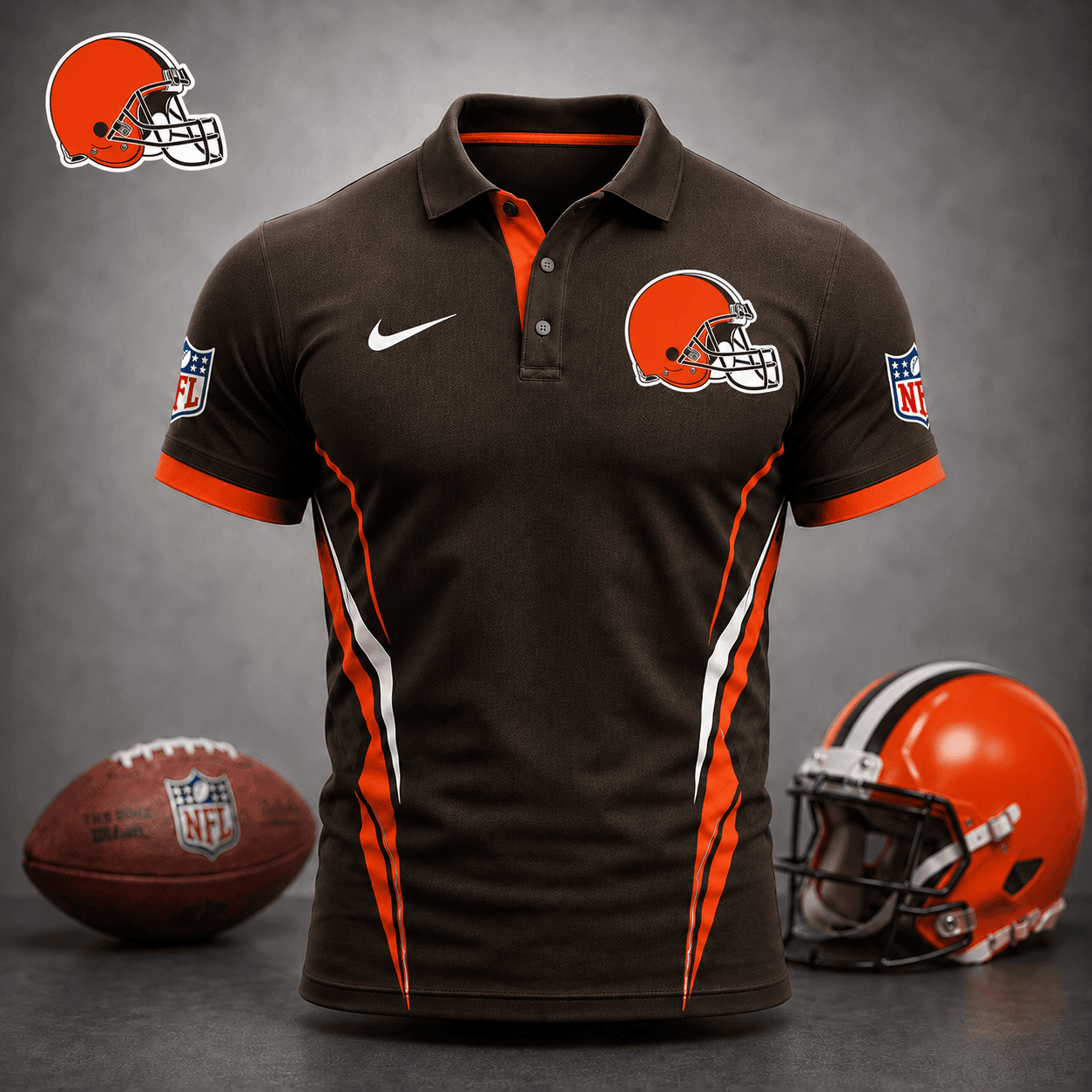 Cleveland Browns | Premium NFL Classic Football Polo NY
