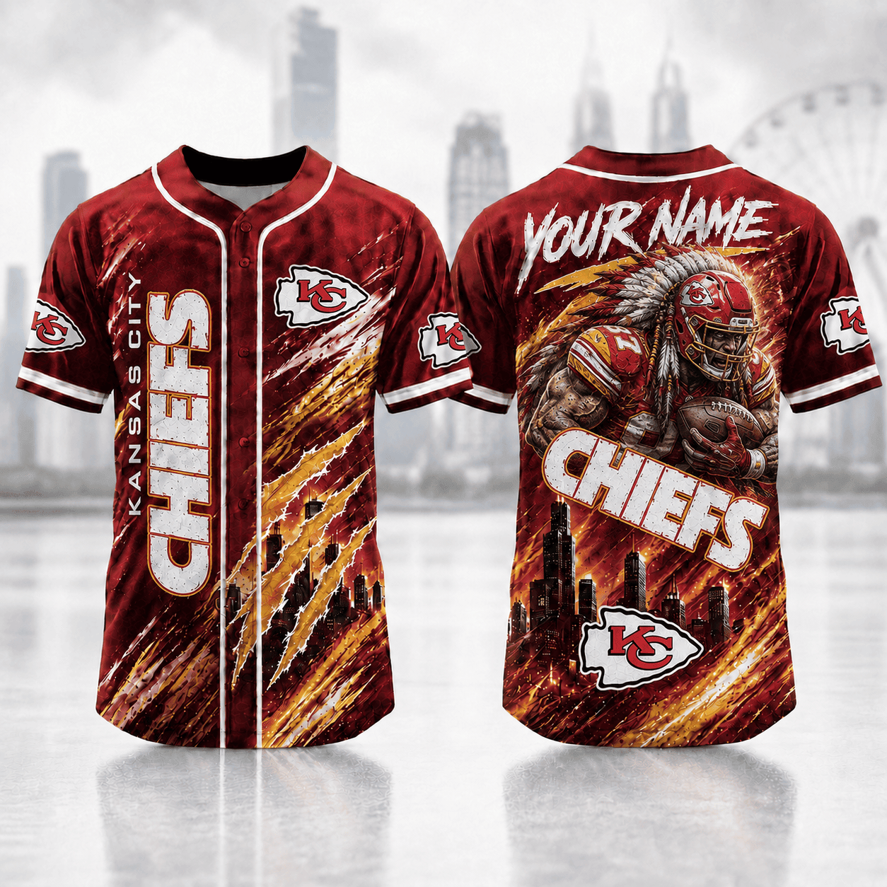 Kansas City Chiefs | Premium Personalized NFL Jersey Shirt For Football Fans NNK