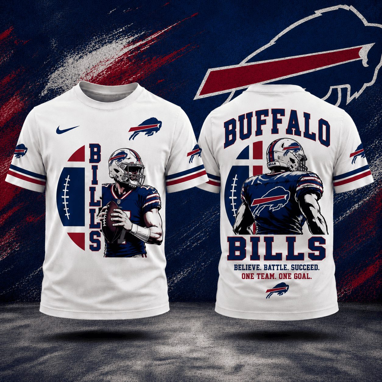 Buffalo Bills | Premium NFL Football Legends 3D Shirt NY