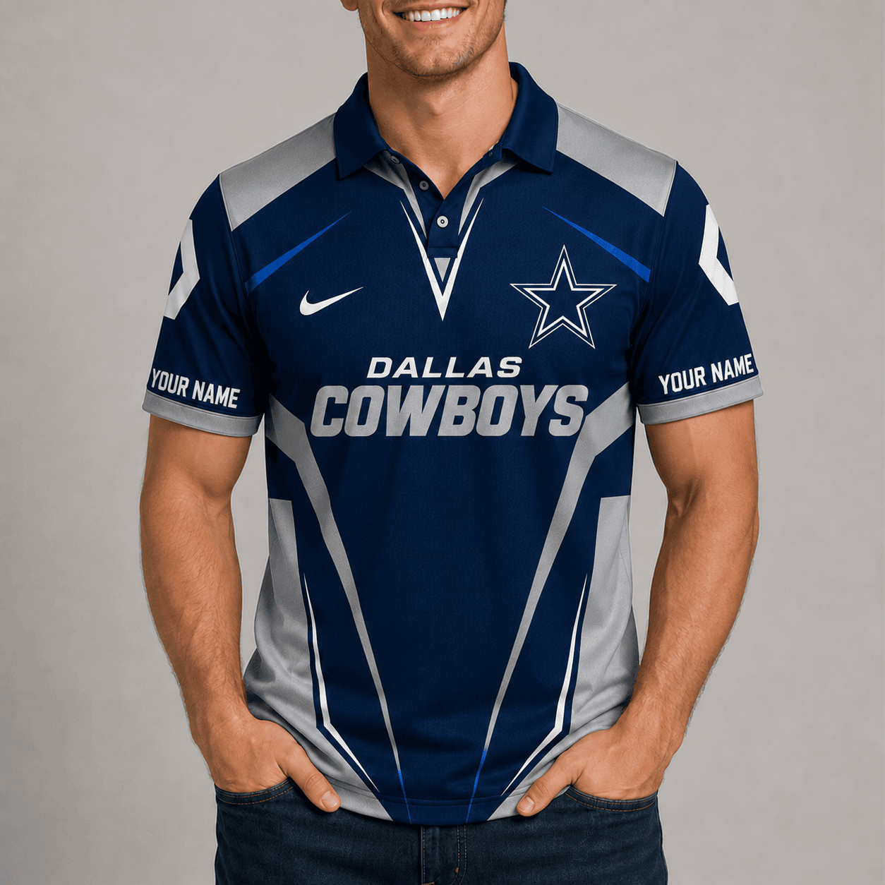 Dallas Cowboys | Premium NFL Team Performance Polo TD