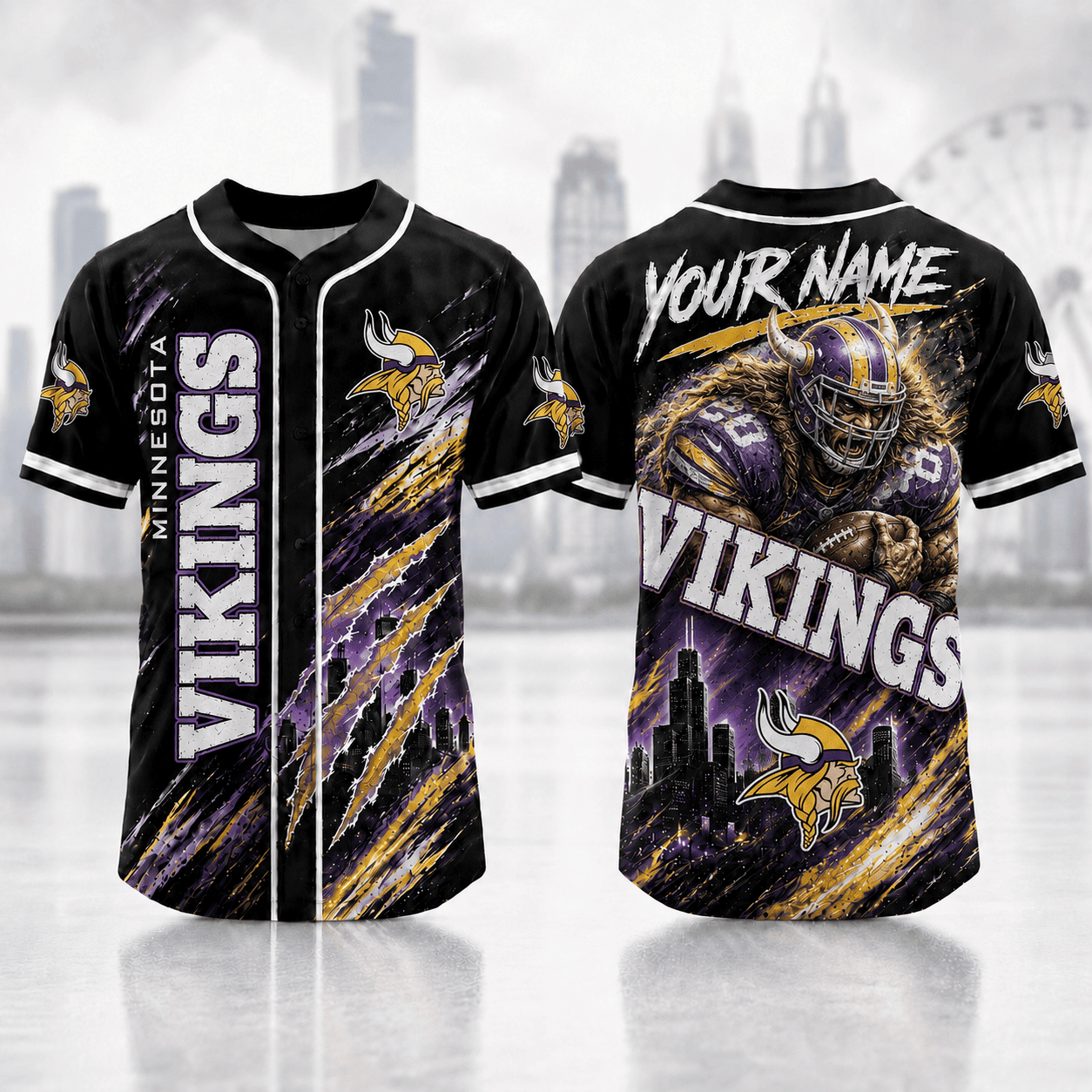 Minnesota Vikings | Premium Personalized NFL Jersey Shirt For Football Fans NNK