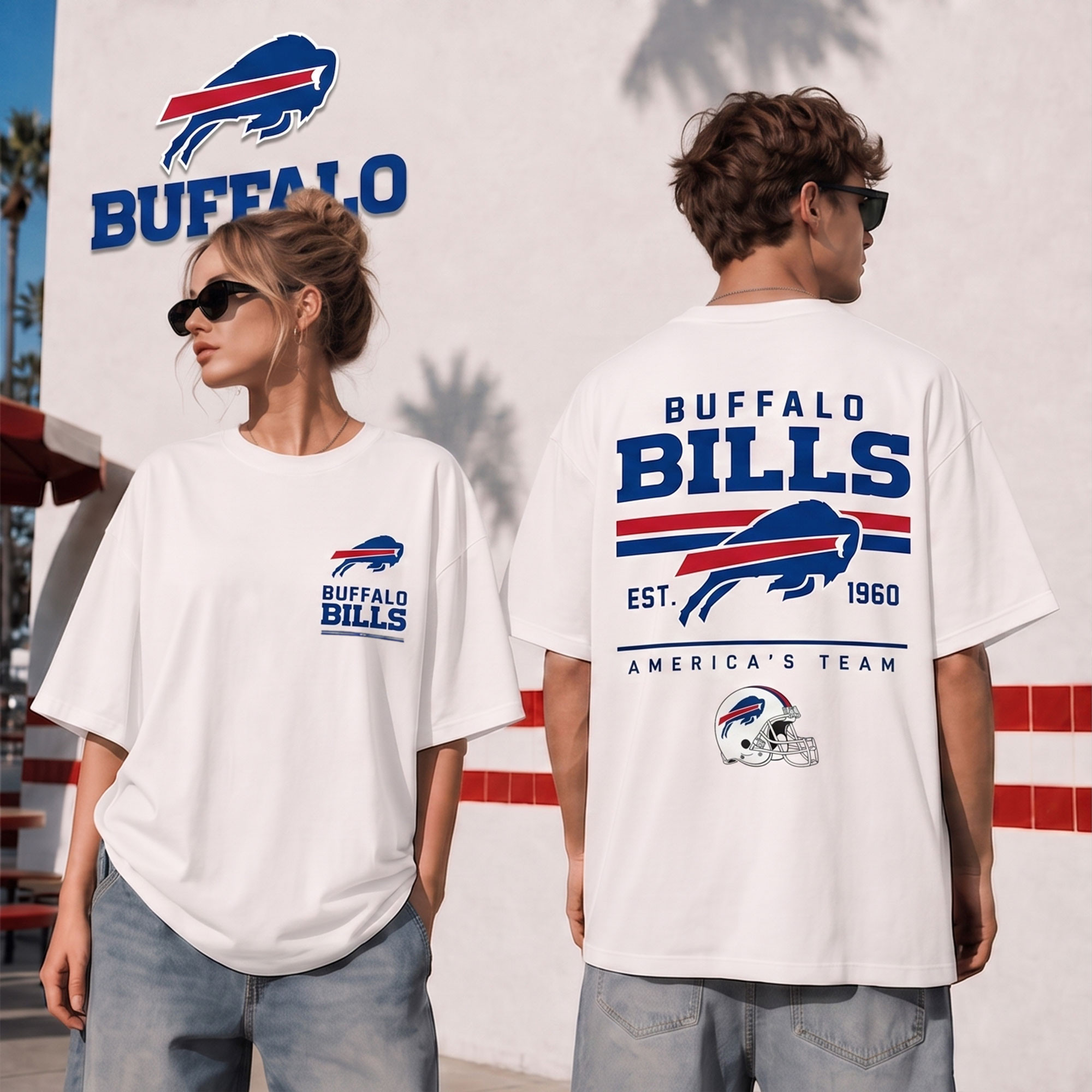 Buffalo Bills | Premium NFL All American Football 3D Shirt NTH1