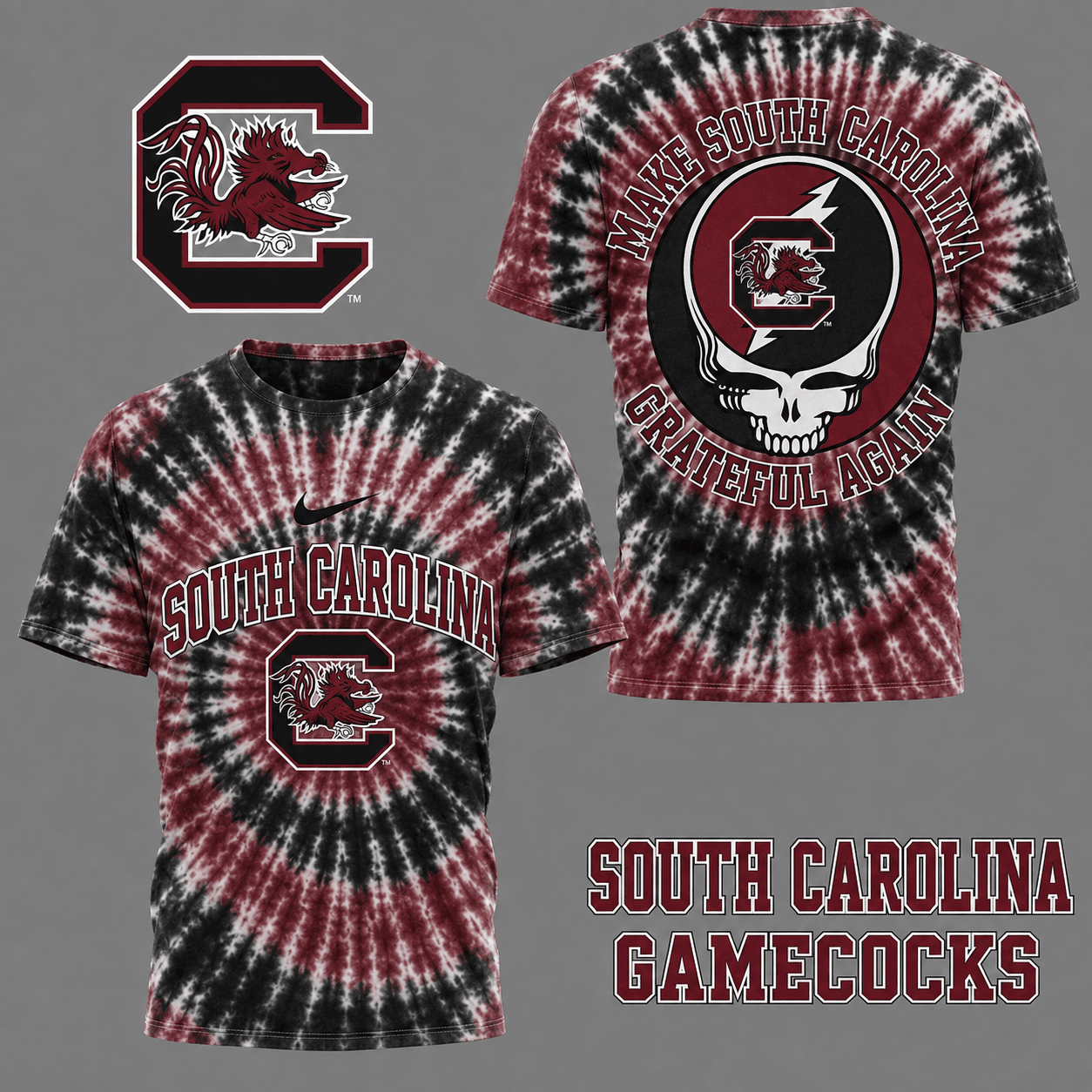 South Carolina Gamecocks | Premium NCAA Grateful Again 3D Shirt NY
