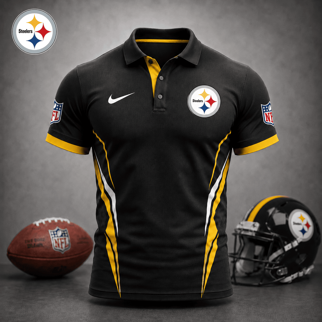 Pittsburgh Steelers | Premium NFL Classic Football Polo NY