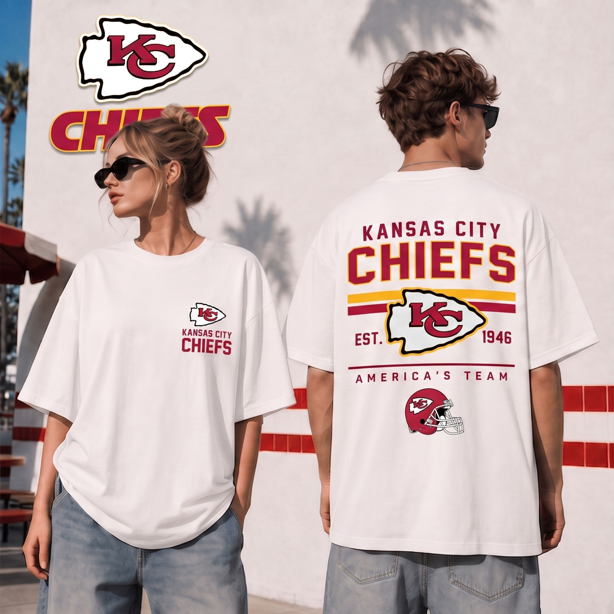 Kansas City Chiefs | Premium NFL All American Football 3D Shirt NTH1