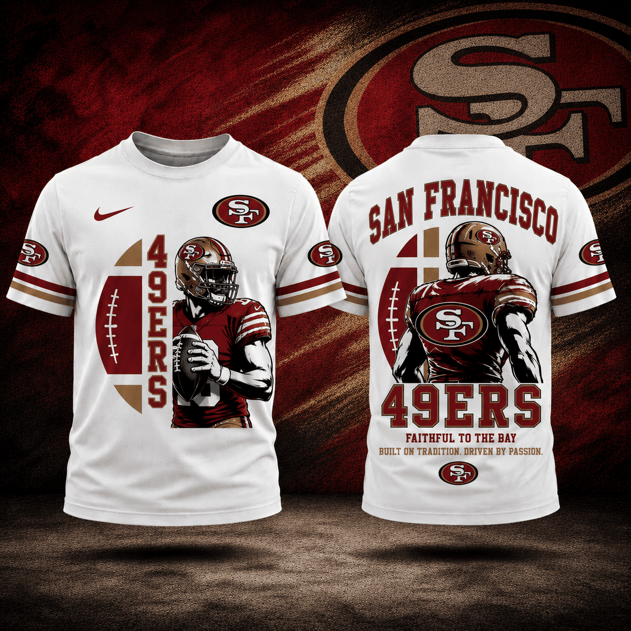 San Francisco 49ers | Premium NFL Football Legends 3D Shirt NY