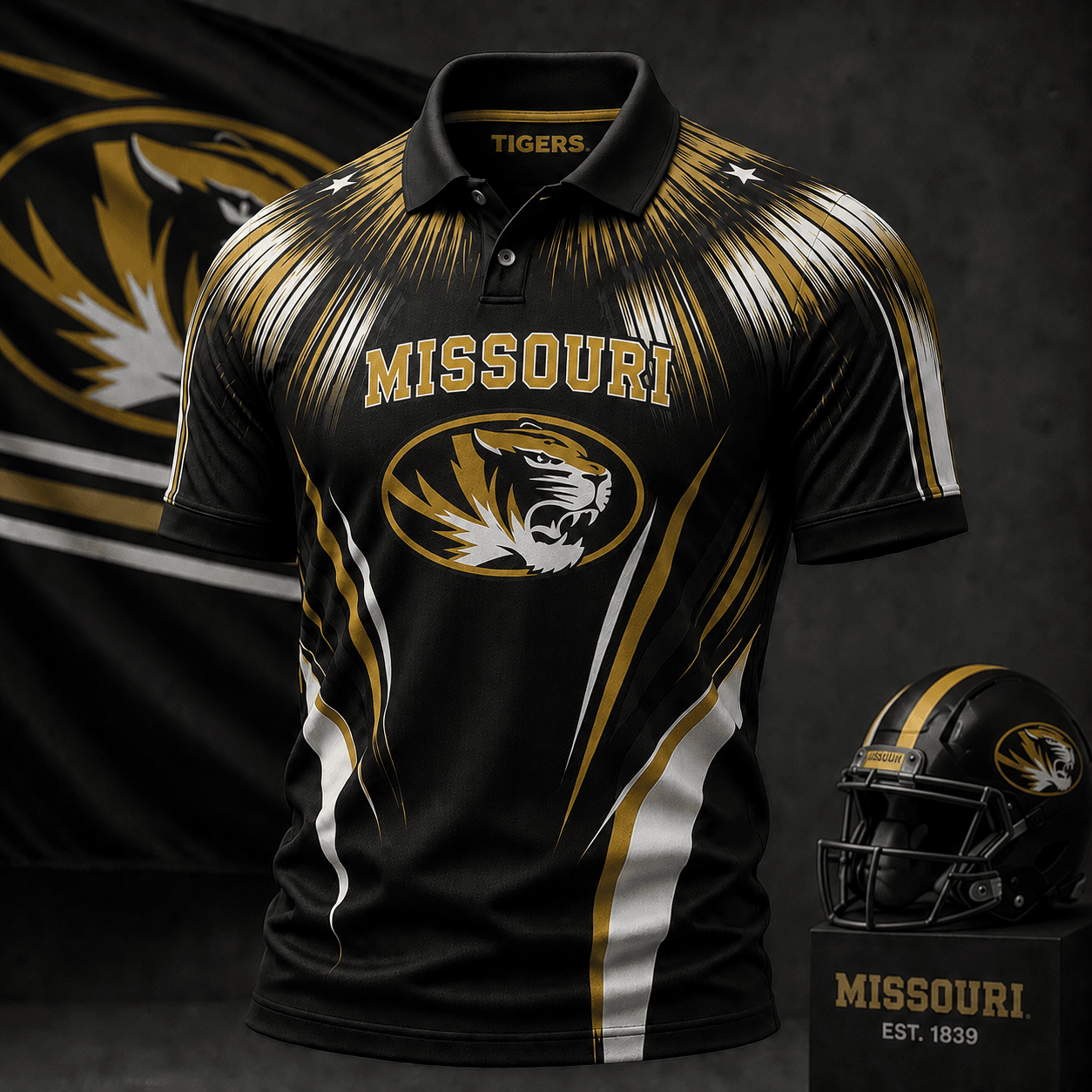 Missouri Tigers | Premium NCAA Victory Streak Polo NY