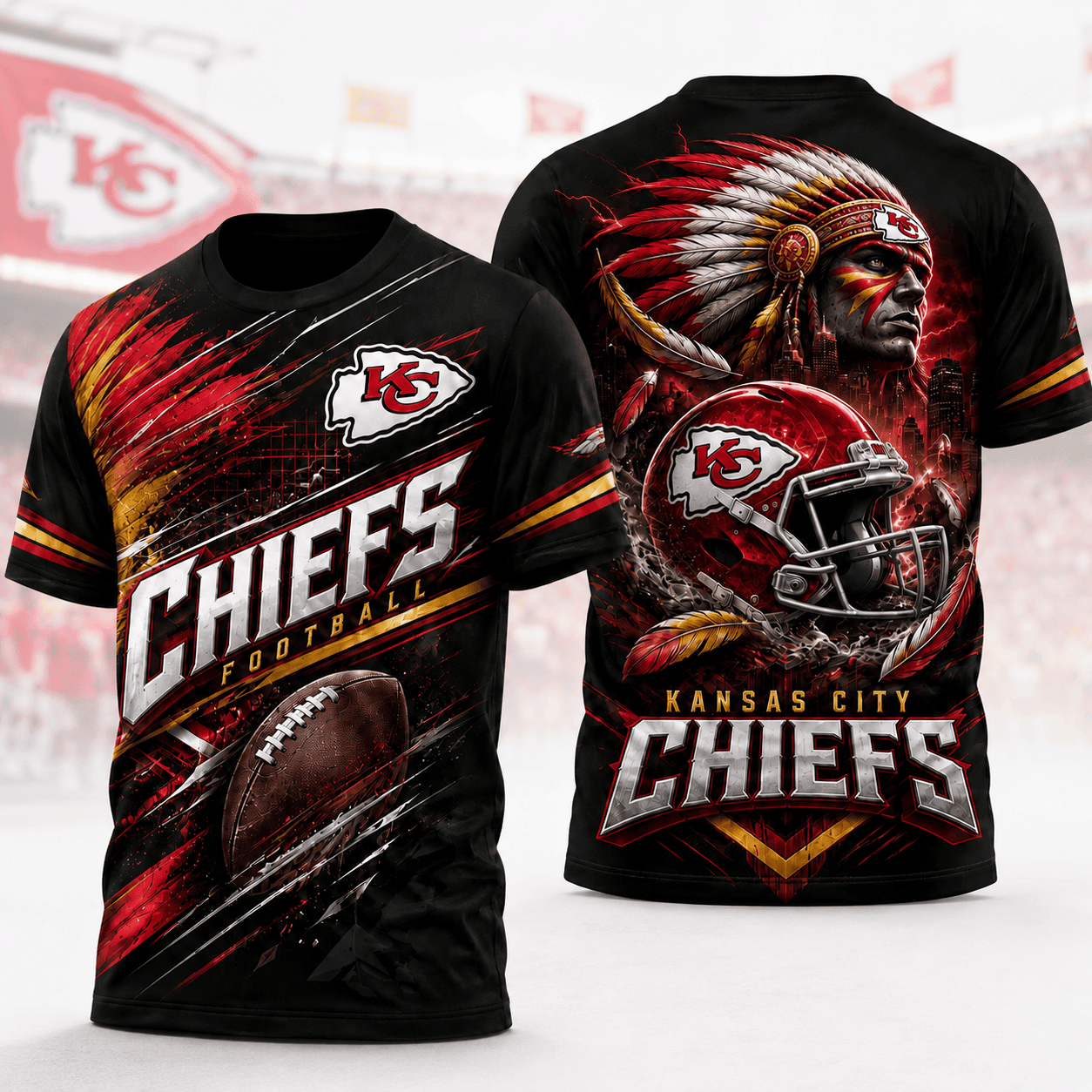 Kansas City Chiefs | Premium NFL 3D Shirt For American Football Fans And Game Day Lovers NNK