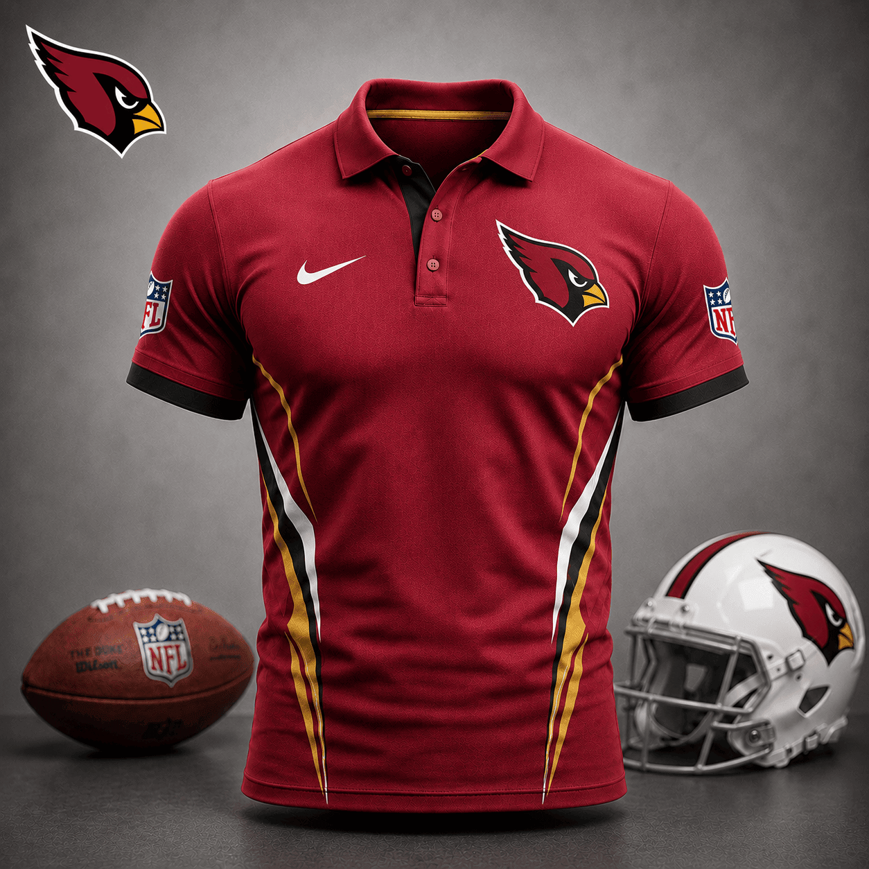 Arizona Cardinals | Premium NFL Classic Football Polo NY