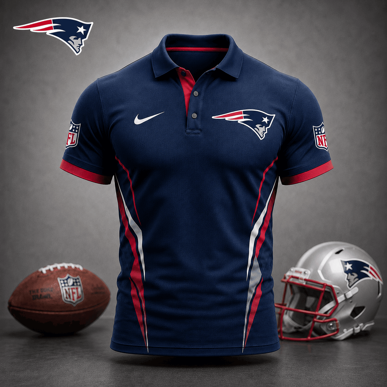 New England Patriots | Premium NFL Classic Football Polo NY