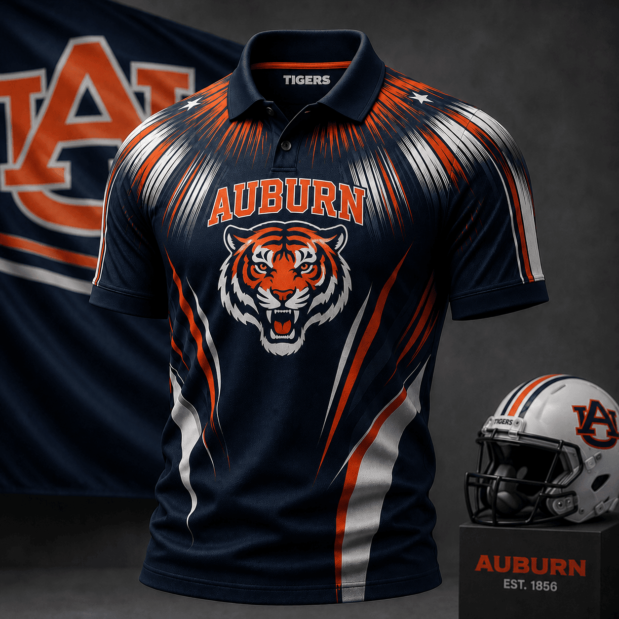 Auburn Tigers | Premium NCAA Victory Streak Polo NY