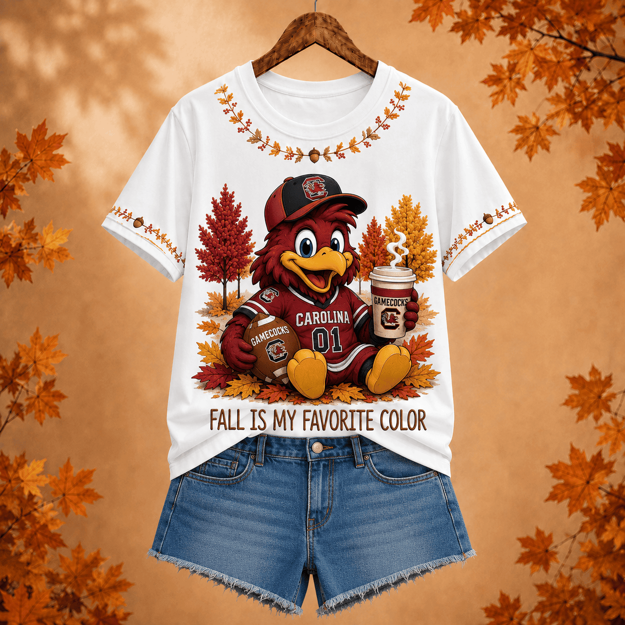South Carolina Gamecocks | Premium NCAA Fall Football V-neck NY