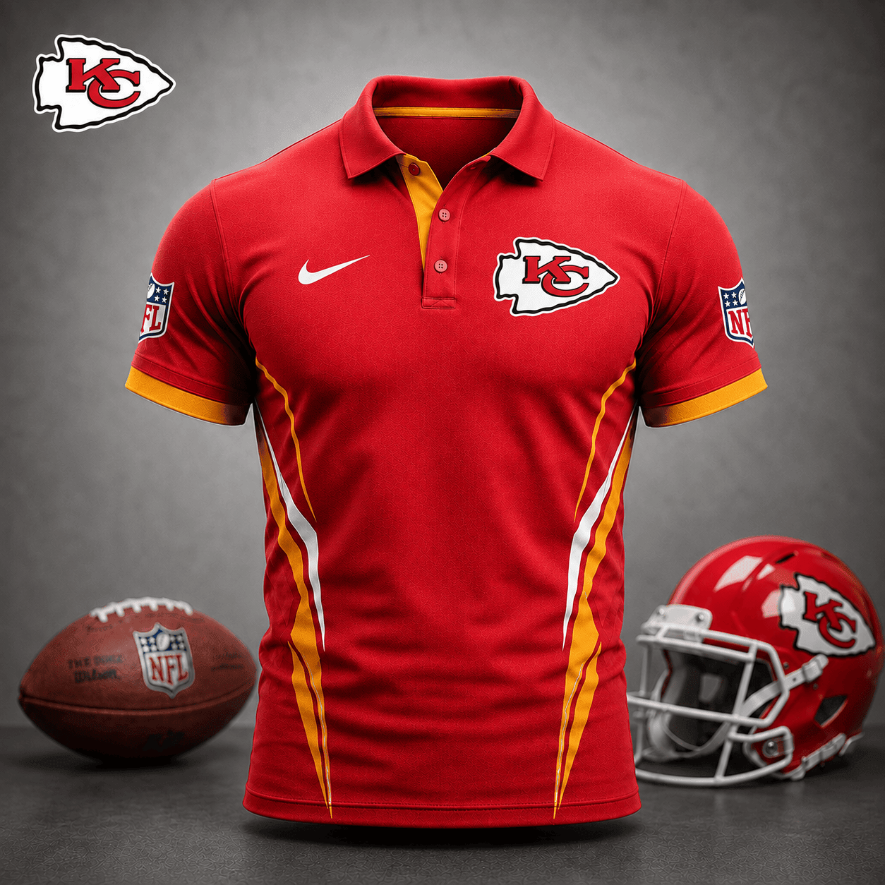 Kansas City Chiefs | Premium NFL Classic Football Polo NY