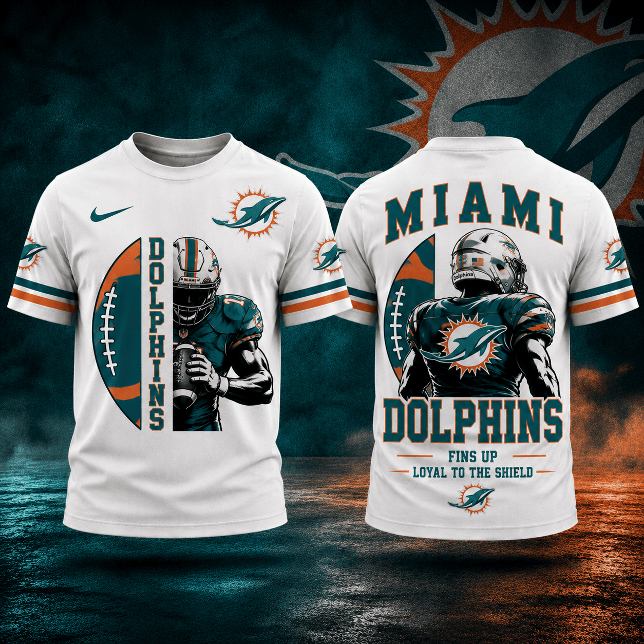 Miami Dolphins | Premium NFL Football Legends 3D Shirt NY