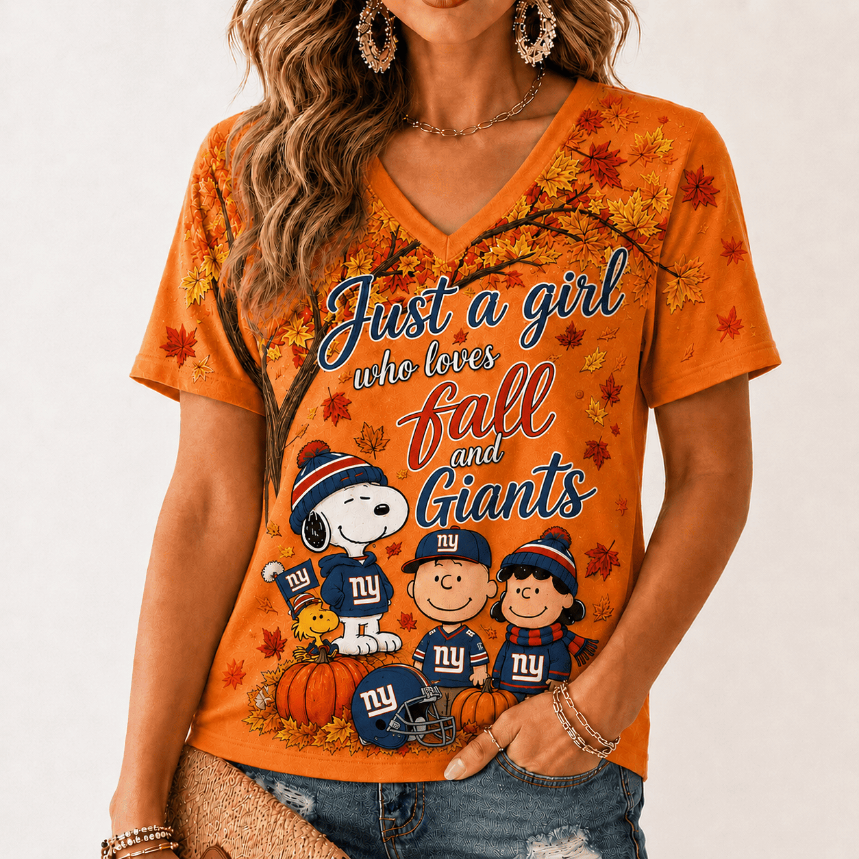 New York Giants | Premium NFL Fall Season V-Neck TD