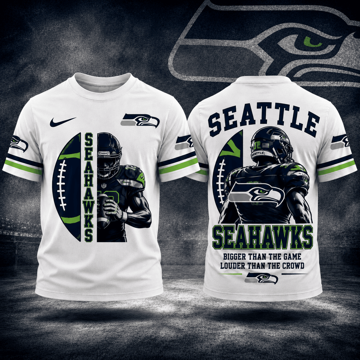 Seattle Seahawks | Premium NFL Football Legends 3D Shirt NY