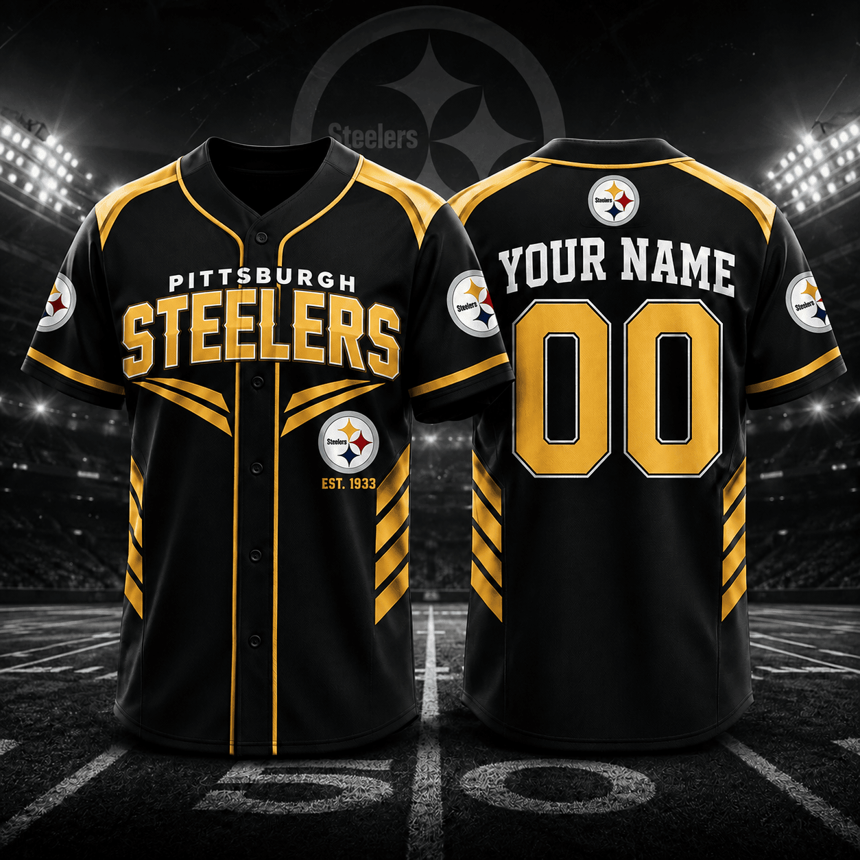 Pittsburgh Steelers | Premium NFL Custom Name and Number Jersey NPL