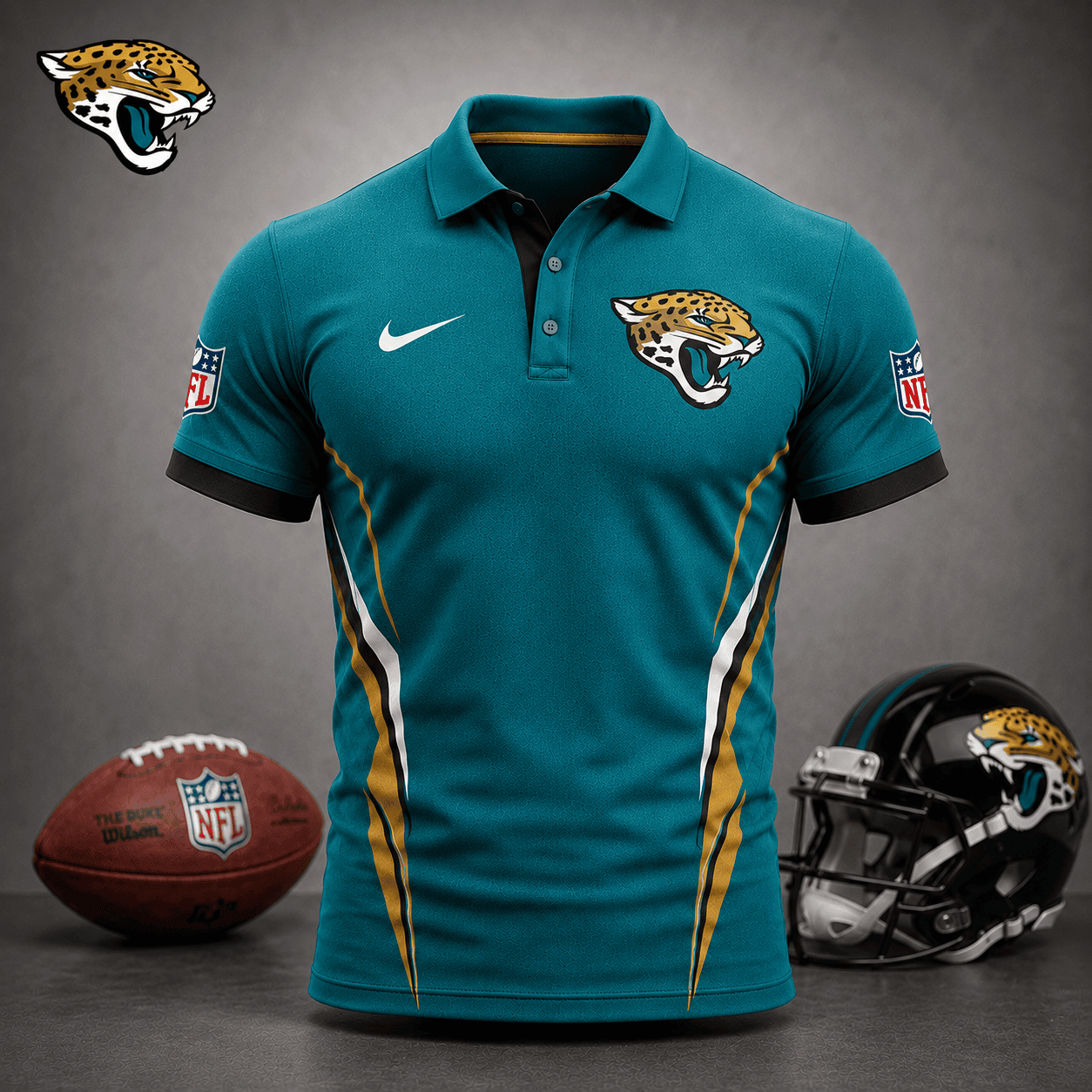 Jacksonville Jaguars | Premium NFL Classic Football Polo NY