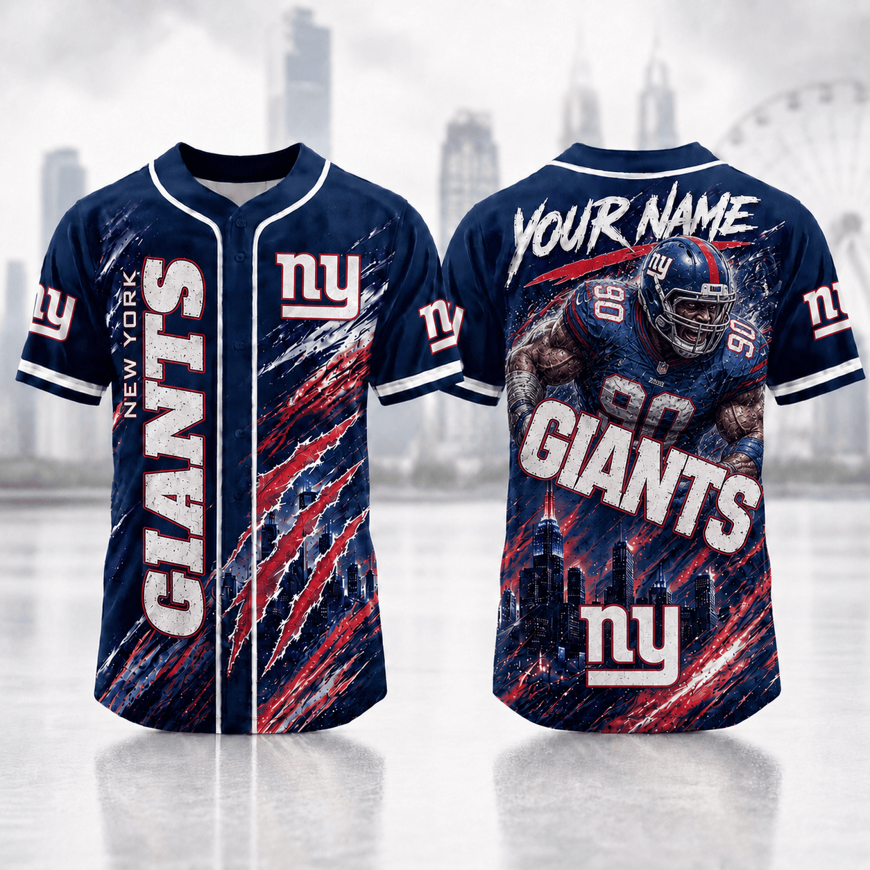 New York Giants | Premium Personalized NFL Jersey Shirt For Football Fans NNK